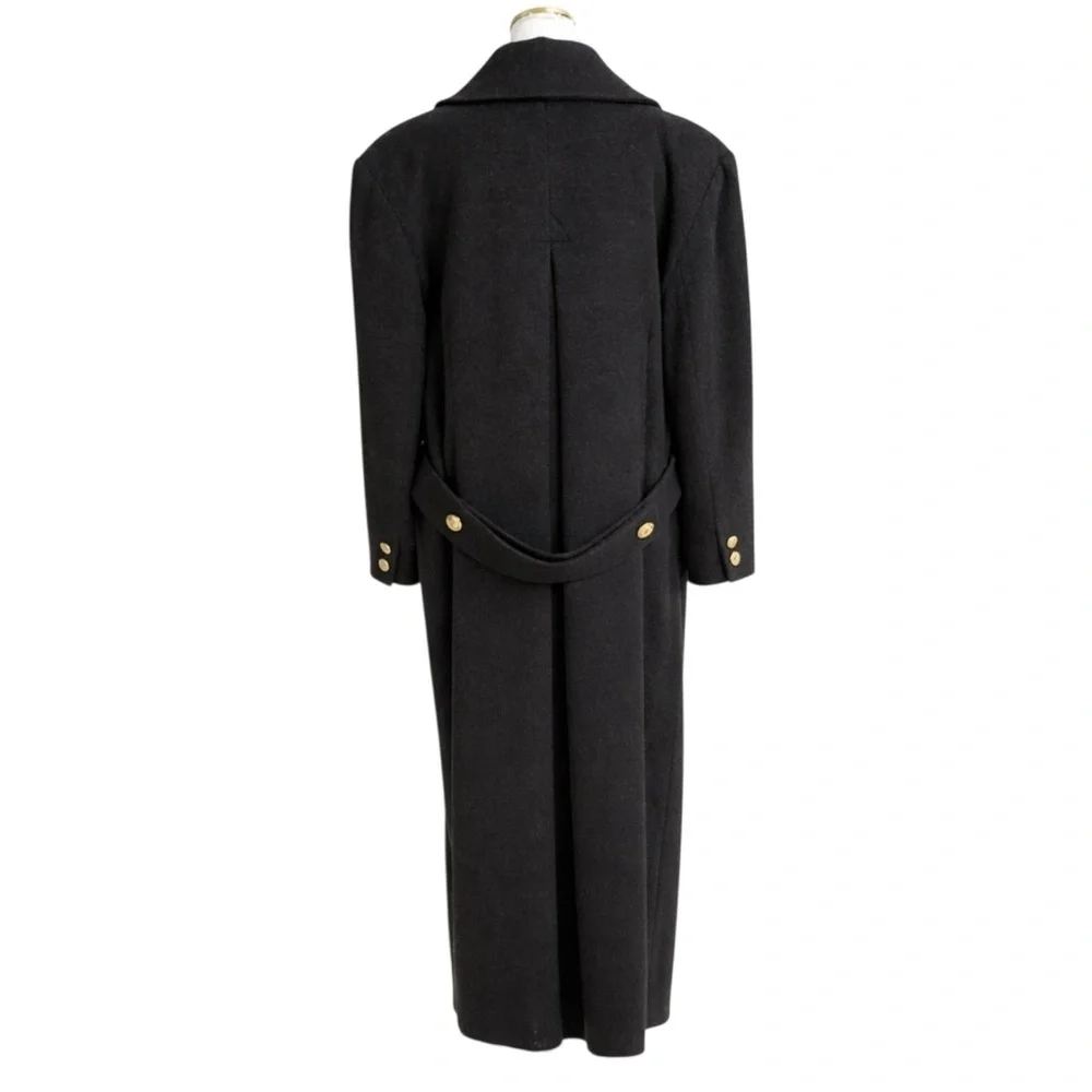 Christian Dior Loro Piana Wool Vintage Military Coat COA - Picture 3 of 10